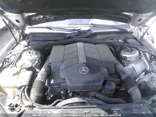 WDBNG70J23A327158 - 2003 MERCEDES-BENZ S 430 SILVER photo 10