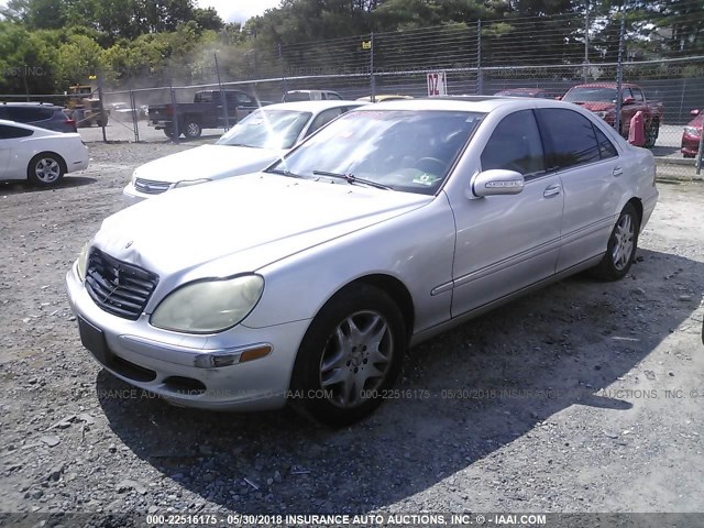 WDBNG70J23A327158 - 2003 MERCEDES-BENZ S 430 SILVER photo 2