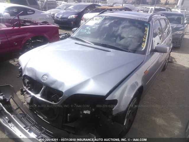 WBAEP33494PF04710 - 2004 BMW 325 XIT GRAY photo 2