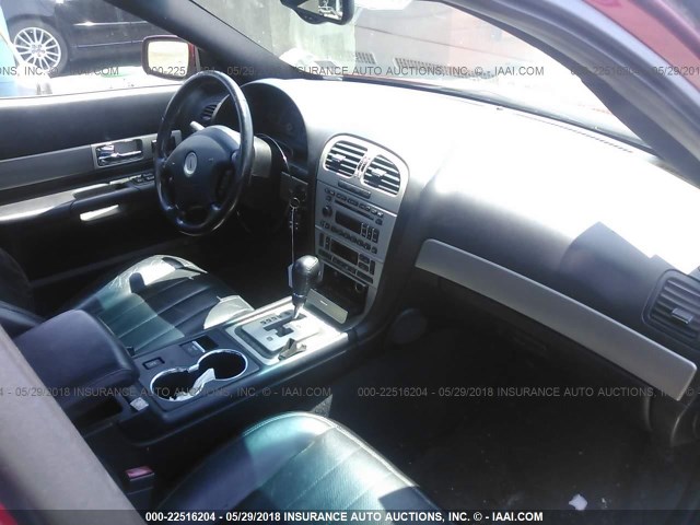 1LNHM87A34Y660959 - 2004 LINCOLN LS BURGUNDY photo 5