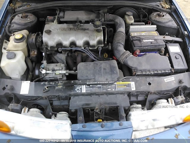 1G8ZH5283YZ257333 - 2000 SATURN SL1 BLUE photo 10