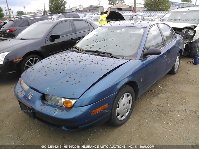 1G8ZH5283YZ257333 - 2000 SATURN SL1 BLUE photo 2