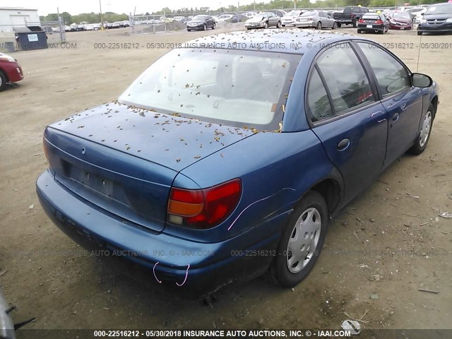 1G8ZH5283YZ257333 - 2000 SATURN SL1 BLUE photo 4