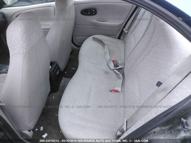1G8ZH5283YZ257333 - 2000 SATURN SL1 BLUE photo 8