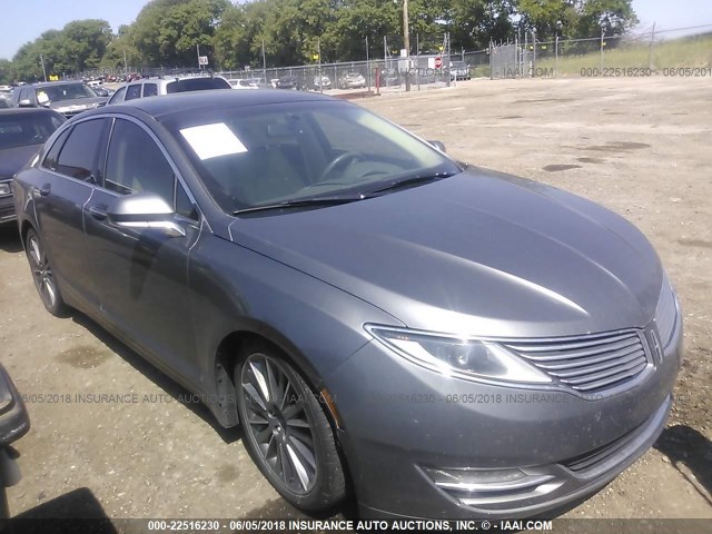 3LN6L2J96ER836165 - 2014 LINCOLN MKZ GRAY photo 1