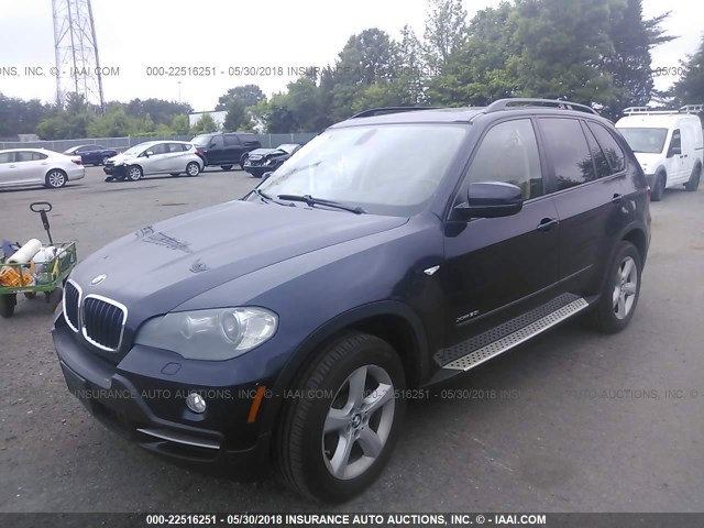 5UXFE43509L266591 - 2009 BMW X5 XDRIVE30I 蓝色 照片 2