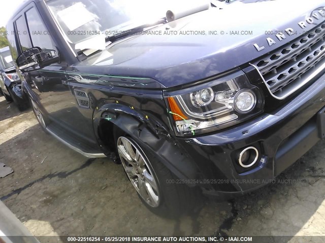 SALAG2V62FA744199 - 2015 LAND ROVER LR4 HSE BLUE photo 1