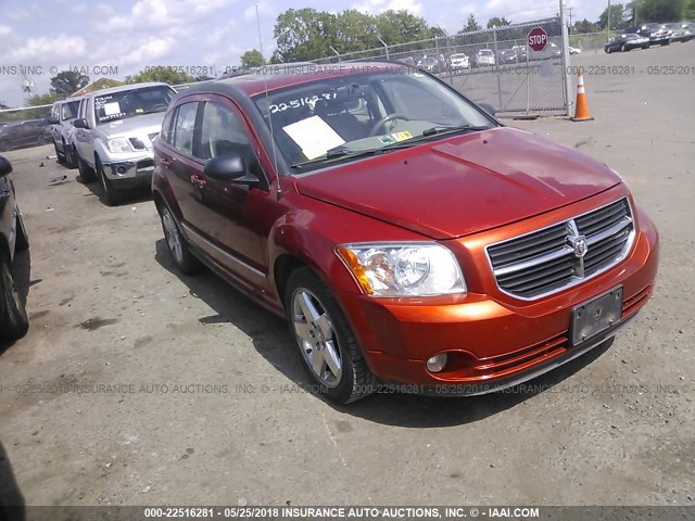 1B3HE78K37D257435 - 2007 DODGE CALIBER R/T ORANGE photo 1