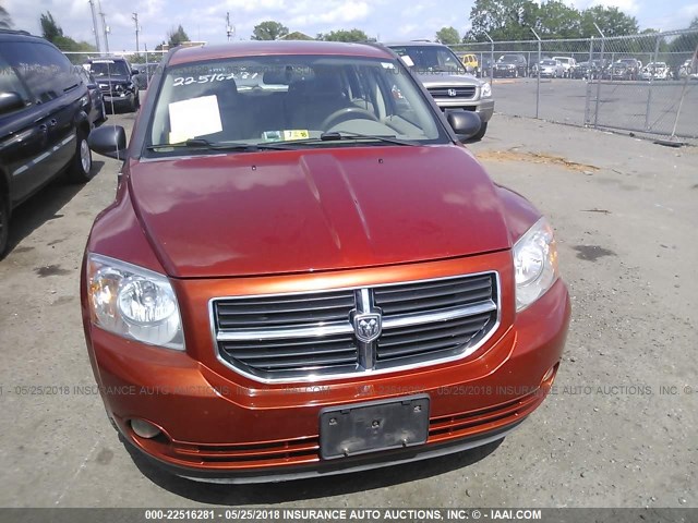 1B3HE78K37D257435 - 2007 DODGE CALIBER R/T ORANGE photo 6