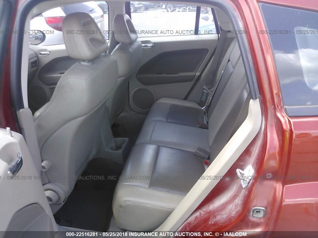 1B3HE78K37D257435 - 2007 DODGE CALIBER R/T ORANGE photo 8