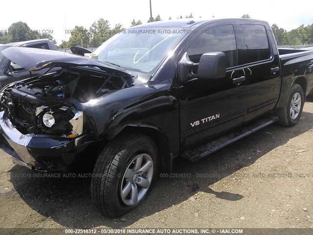 1N6AA0EC6DN307375 - 2013 NISSAN TITAN S/SV/SL/PRO-4X BLACK photo 2