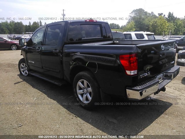 1N6AA0EC6DN307375 - 2013 NISSAN TITAN S/SV/SL/PRO-4X BLACK photo 3