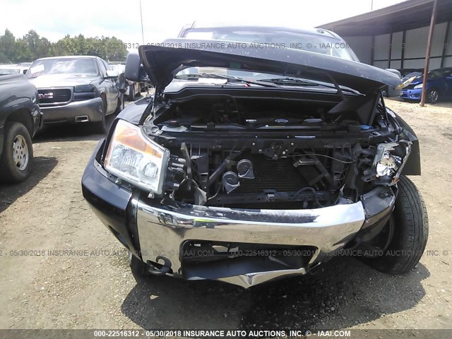 1N6AA0EC6DN307375 - 2013 NISSAN TITAN S/SV/SL/PRO-4X BLACK photo 6