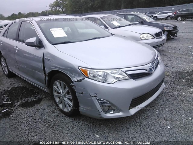 4T1BD1FK7DU085490 - 2013 TOYOTA CAMRY HYBRID/LE/XLE 银色 照片 6