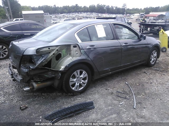 1HGCP26409A174626 - 2009 HONDA ACCORD LXP GRAY photo 4