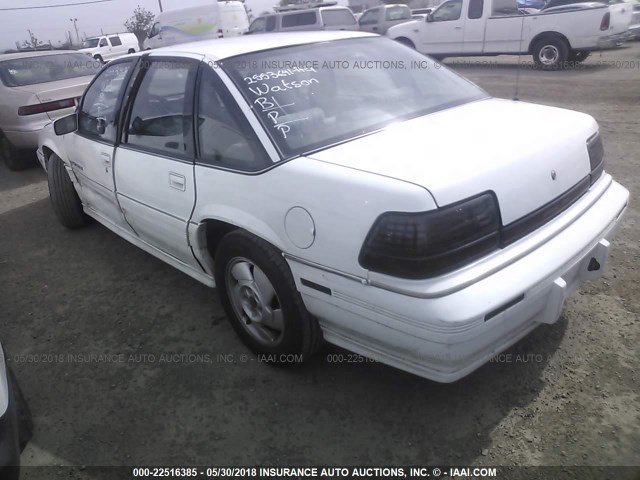 1G2WJ52M3SF209533 - 1995 PONTIAC GRAND PRIX SE 白色 照片 3