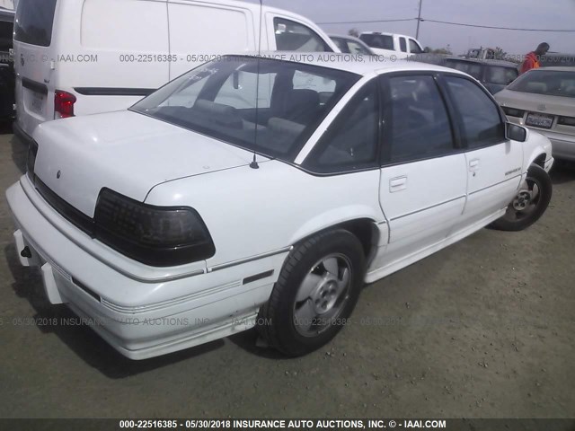 1G2WJ52M3SF209533 - 1995 PONTIAC GRAND PRIX SE 白色 照片 4