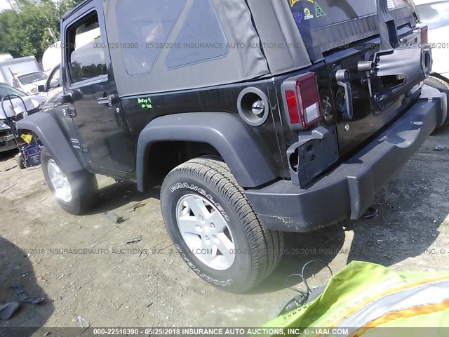 1J4AA2D19BL602388 - 2011 JEEP WRANGLER SPORT 黑色 照片 3