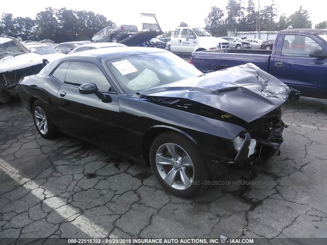 2C3CDZAG9GH353848 - 2016 DODGE CHALLENGER SXT BLACK photo 1