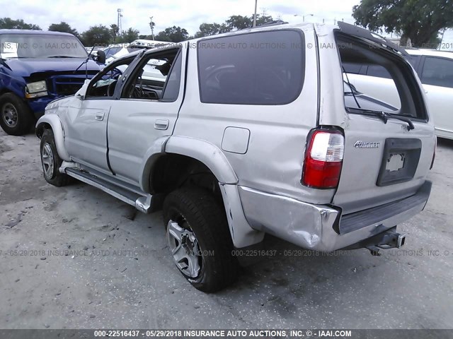 JT3GN86R610205011 - 2001 TOYOTA 4RUNNER SR5 GRAY photo 3