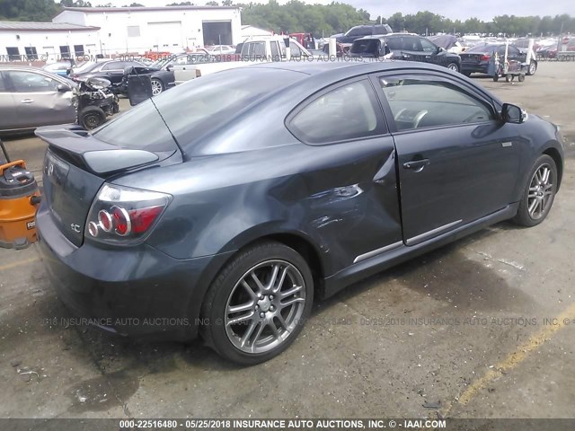 JTKDE3B77A0316357 - 2010 TOYOTA SCION TC 灰色 照片 4