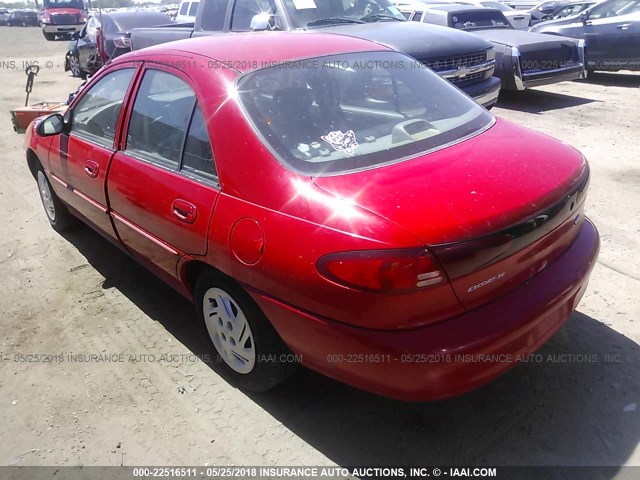 3FAFP13P81R168478 - 2001 FORD ESCORT RED photo 3