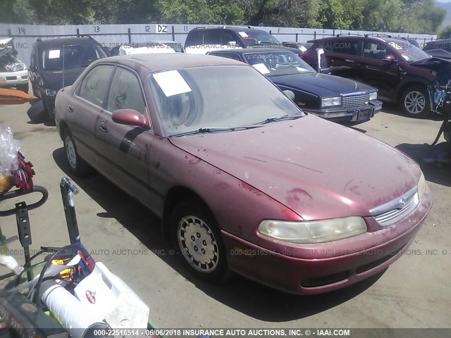 1YVGE22C0T5572268 - 1996 MAZDA 626 DX/LX MAROON photo 1