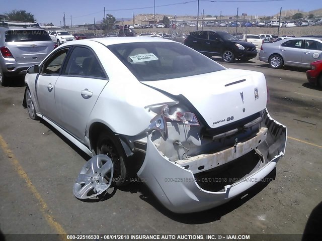 1G2ZJ57B394245359 - 2009 PONTIAC G6 WHITE photo 3