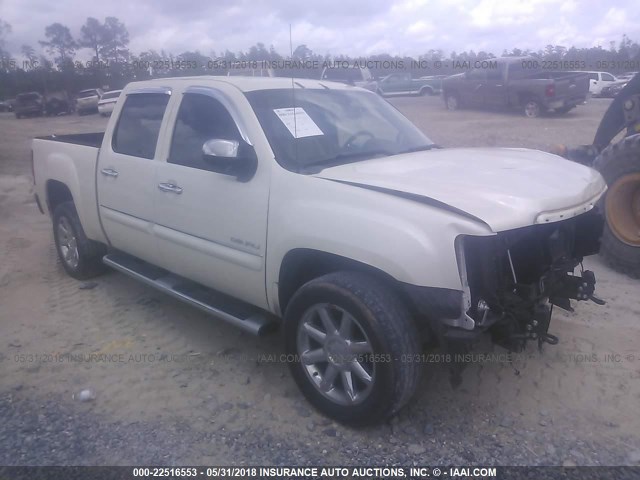 3GTP1XE25CG307159 - 2012 GMC SIERRA C1500 DENALI WHITE photo 1