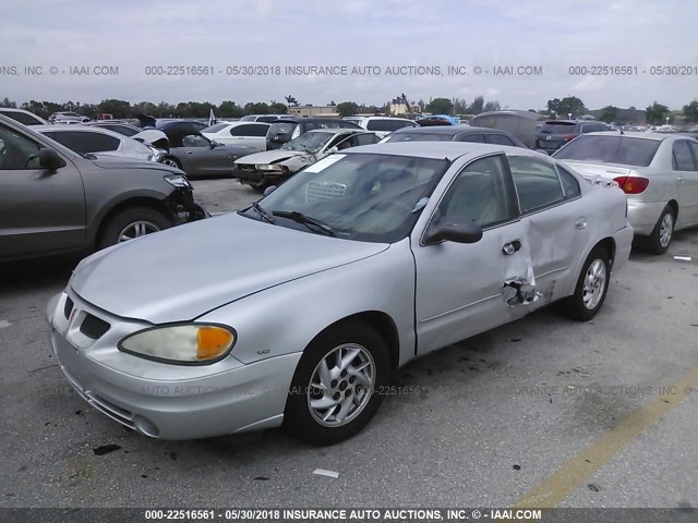 1G2NF52E83C272944 - 2003 PONTIAC GRAND AM SE1 SILVER photo 2