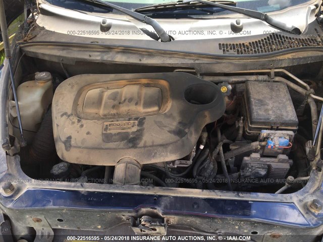 3GNDA13D48S559565 - 2008 CHEVROLET HHR LS BLUE photo 10