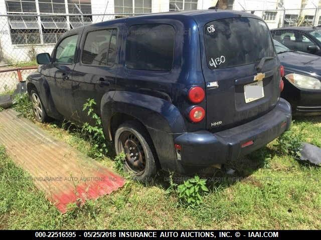 3GNDA13D48S559565 - 2008 CHEVROLET HHR LS BLUE photo 3