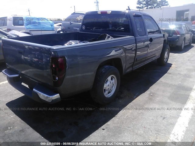 1GCCS19E388102224 - 2008 CHEVROLET COLORADO GRAY photo 4