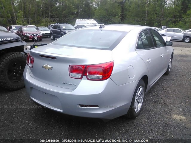 1G11B5SL0EF302243 - 2014 CHEVROLET MALIBU LS ვერცხლისფერი ფოტო 4