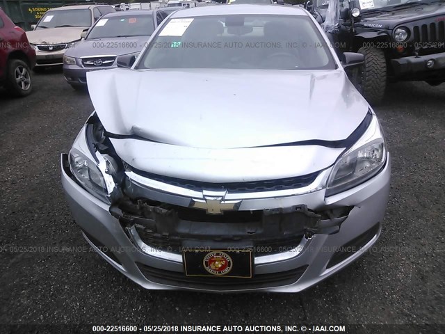 1G11B5SL0EF302243 - 2014 CHEVROLET MALIBU LS ვერცხლისფერი ფოტო 6
