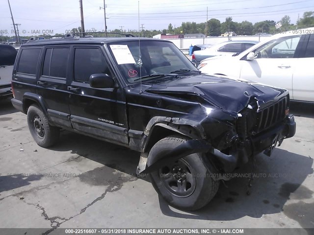 1J4FF68S5XL528220 - 1999 JEEP CHEROKEE SPORT/CLASSIC შავი ფოტო 1