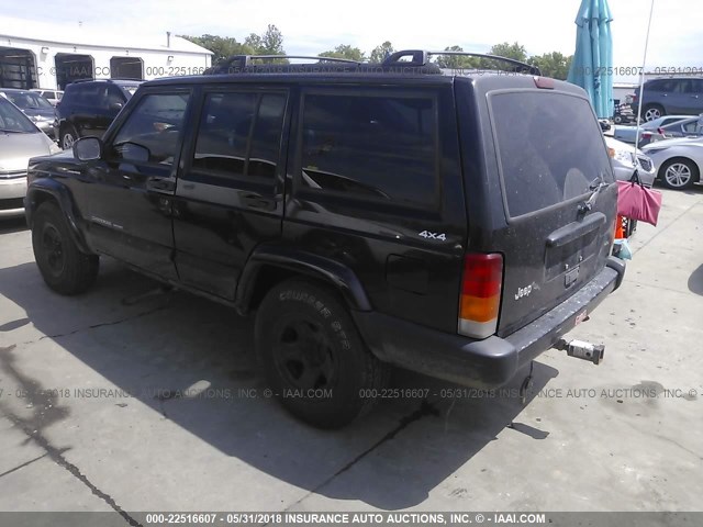 1J4FF68S5XL528220 - 1999 JEEP CHEROKEE SPORT/CLASSIC შავი ფოტო 3