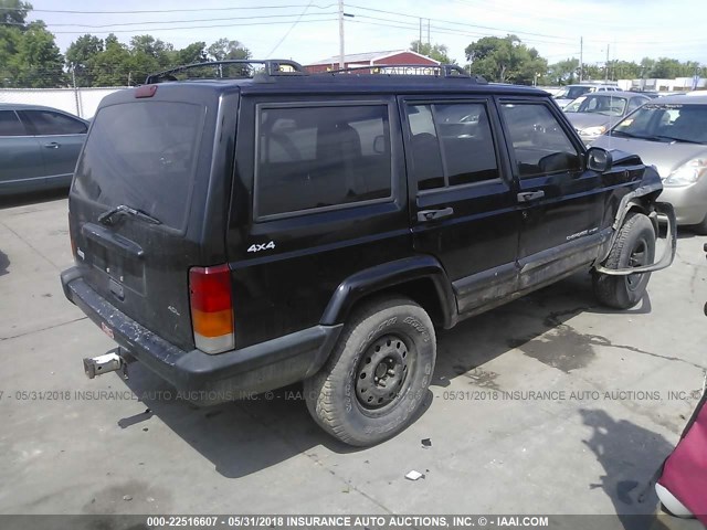 1J4FF68S5XL528220 - 1999 JEEP CHEROKEE SPORT/CLASSIC BLACK photo 4