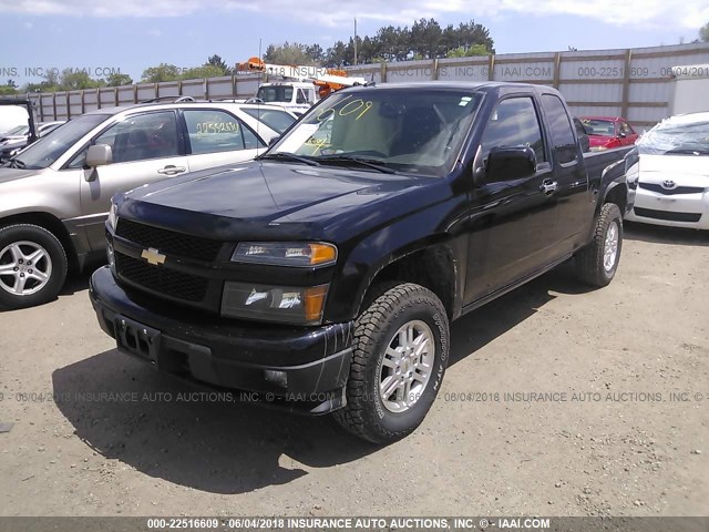 1GCJTCFE1C8135932 - 2012 CHEVROLET COLORADO LT BLACK photo 2