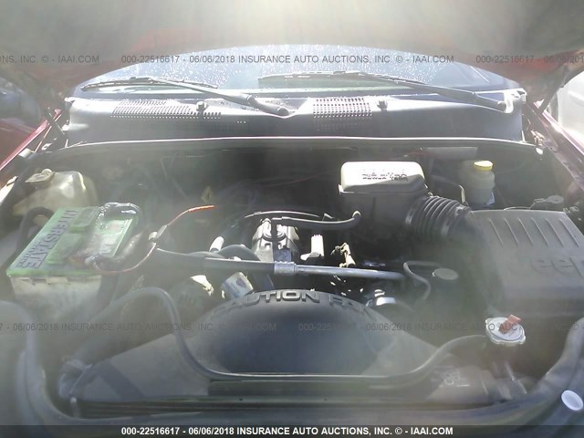 1J4GX48S44C187572 - 2004 JEEP GRAND CHEROKEE LAREDO/COLUMBIA/FREEDOM 红色 照片 10