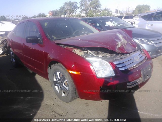 3FAFP06Z46R224463 - 2006 FORD FUSION S BURGUNDY photo 1