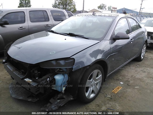 1G2ZG57B794208104 - 2009 PONTIAC G6 GRAY photo 2