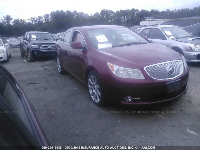 1G4GE5EV5AF173511 - 2010 BUICK LACROSSE CXS RED photo 1