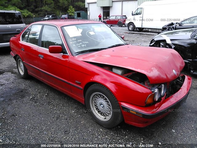 WBAHE5325SGA65158 - 1995 BMW 540 I RED photo 1