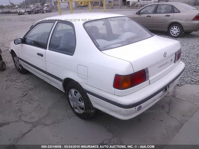 JT2EL43S6R0465065 - 1994 TOYOTA TERCEL DX WHITE photo 3