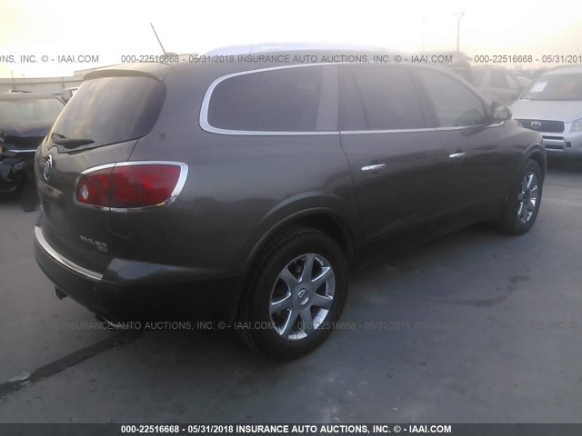 5GAEV23798J100410 - 2008 BUICK ENCLAVE CXL BROWN photo 4