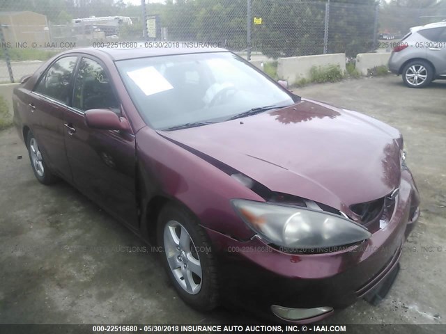 4T1BE32K44U330597 - 2004 TOYOTA CAMRY LE/XLE/SE 勃艮第红 照片 1