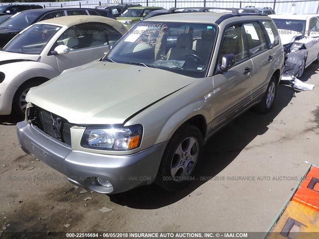 JF1SG65604H732033 - 2004 SUBARU FORESTER 2.5XS Алтын фото 2