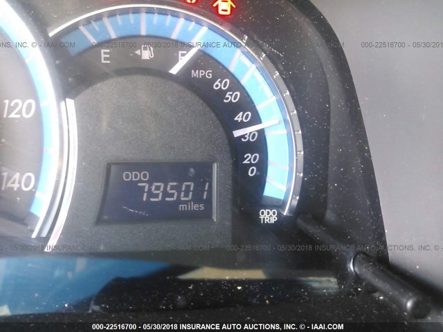 4T1BD1FKXDU066996 - 2013 TOYOTA CAMRY HYBRID/LE/XLE 绿色 照片 7