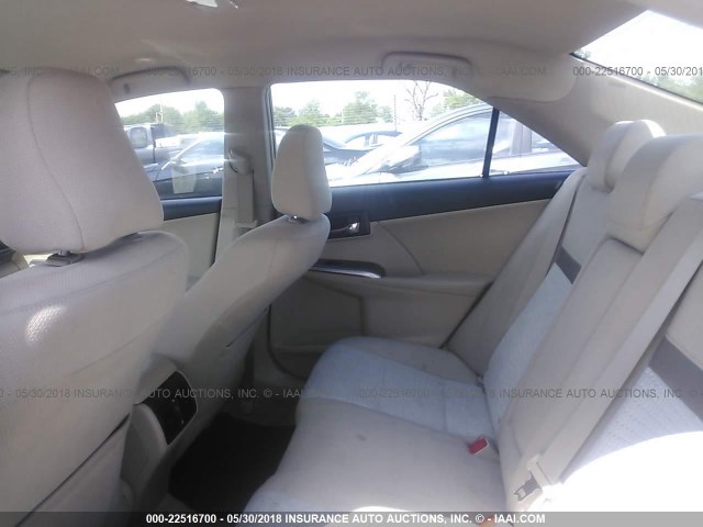 4T1BD1FKXDU066996 - 2013 TOYOTA CAMRY HYBRID/LE/XLE 绿色 照片 8